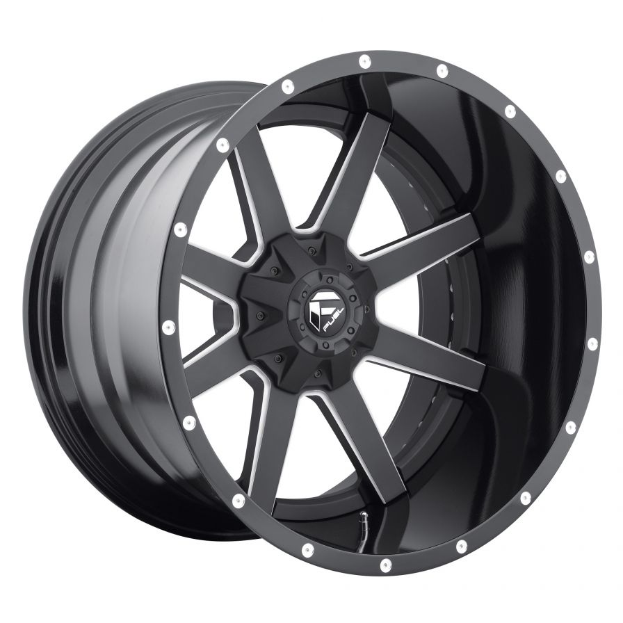 Fuel Wheels<br>Maverick Matte Black Milled (22x12)